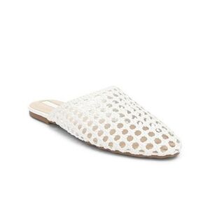 Forever 21 Slip On White Woven Casual Mule 5.5